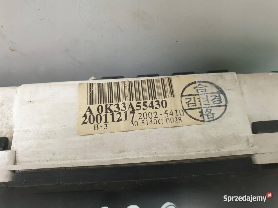 Kia Rio I 13 B LICZNIK ZEGARY A0K33A55430 Europa
