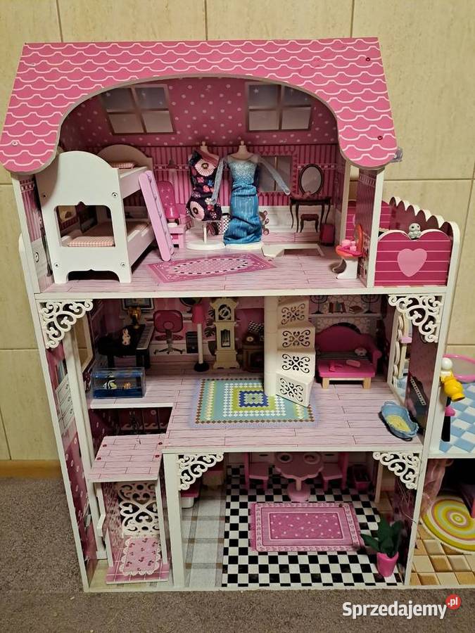 Domek lalek różowy Sosnowiec