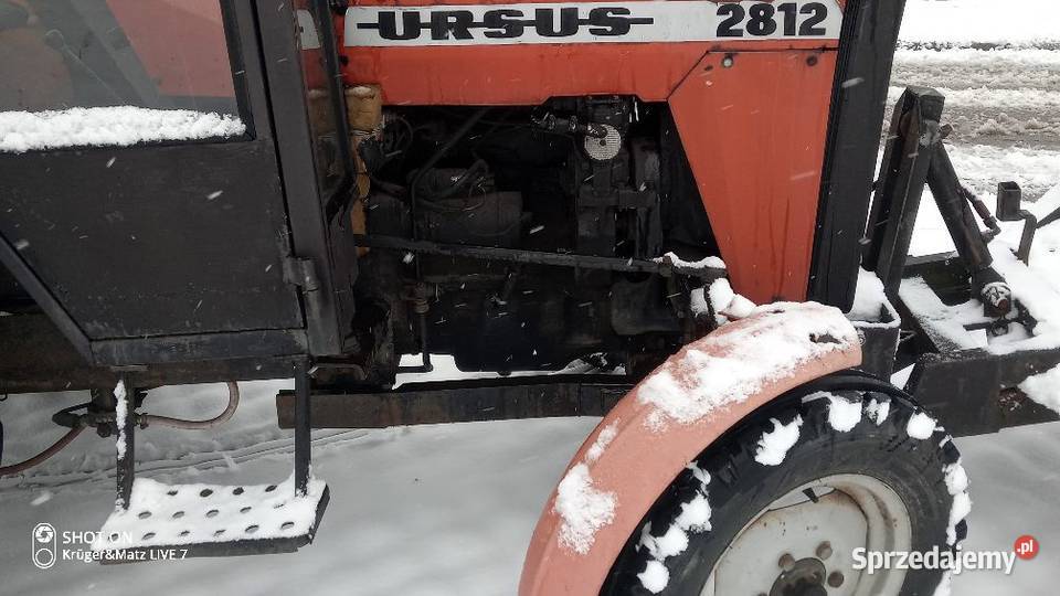 Ciągnik URSUS 2812 pług do śniegu Opoczno