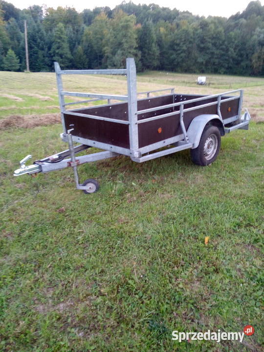 Przyczepka Holenderska Atec 135x250 100sprawna burtowe podkarpackie Głobikówka