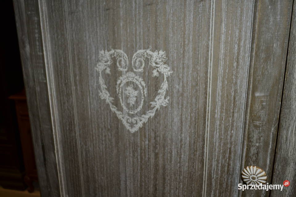 szafa jednodrzwiowa bielona baśniowa Meble Będzin