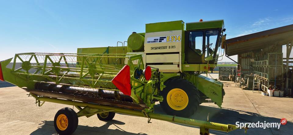 Kombajn zbożowy Fortschritt MDW E514 nieuszkodzony