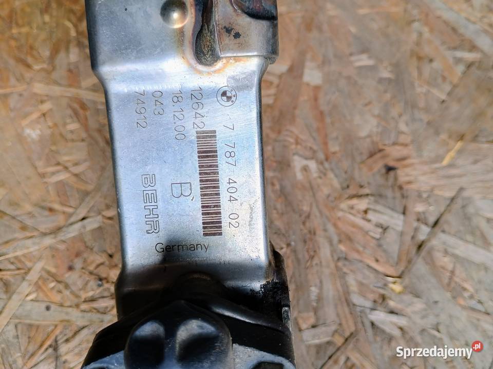 Chłodnica spalin EGR przewody EGR BMW 30D M57 Recyrkulacja spalin EGR