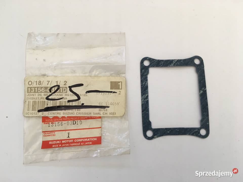 SUZUKI RM 125 RG 125 TS 125 Uszczelka zaworu wielkopolskie Łobżenica sprzedam