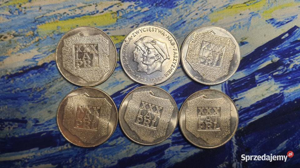 Monety okolicznościowe PRL srebro Warszawa
