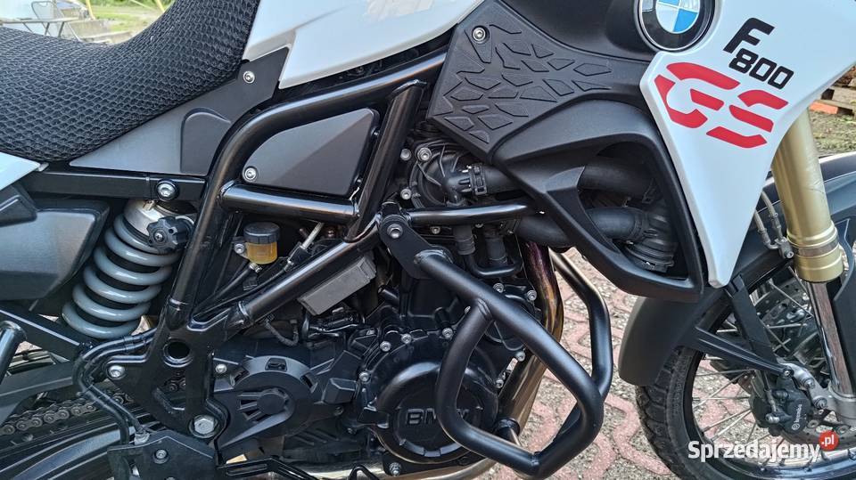 BMW F800GS 2014r 12406 3 kufry biały Chodzież sprzedam