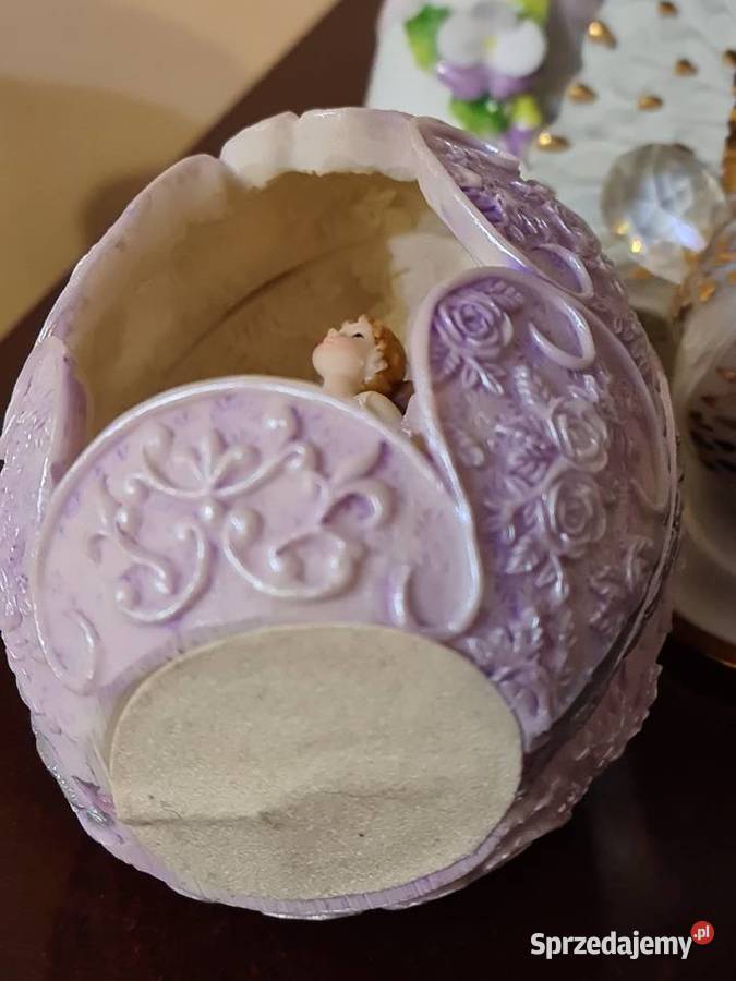 Ozdobne jajo z baletnicą Przasnysz sprzedam