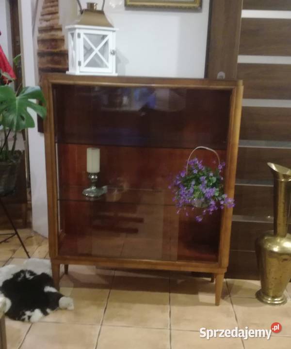 Komoda witryna lata 50te retro pomorskie