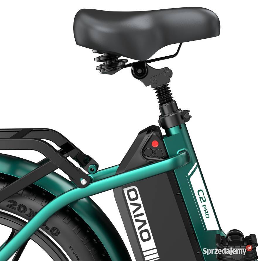 Rower elektryczny OVIVO NEO C2 zielony silnik