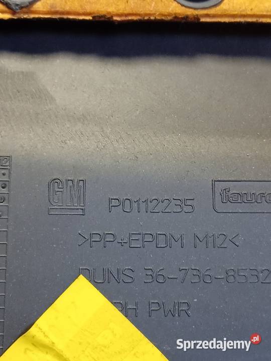 Tapicerka prawy przód Opel Corsa D panel drzwi