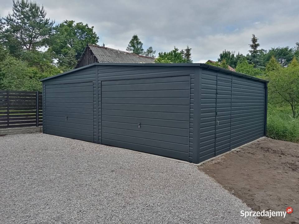 Garaż blaszany dwuspadowy 7x5 Ryki