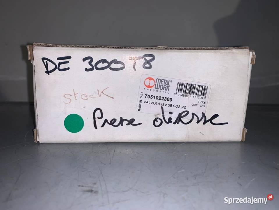 METALWORK 7051022300 Solenoid Valve Pozostałe Warszawa