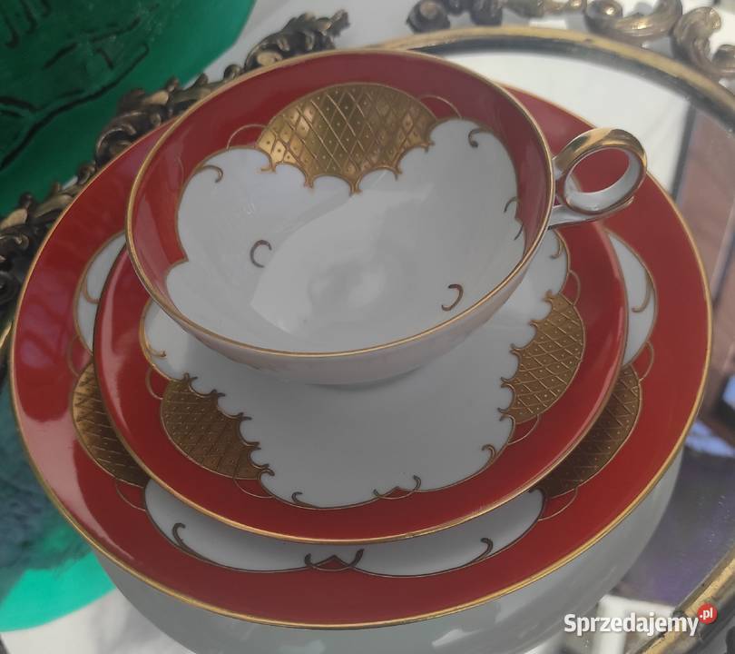 Schaubach Kunst Wallendorf Goldrelief ANTYK Pabianice