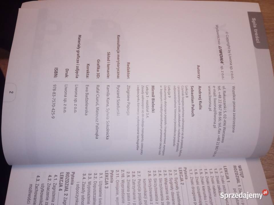 Podręcznik kurs prawo jazdy kat C i D Biała