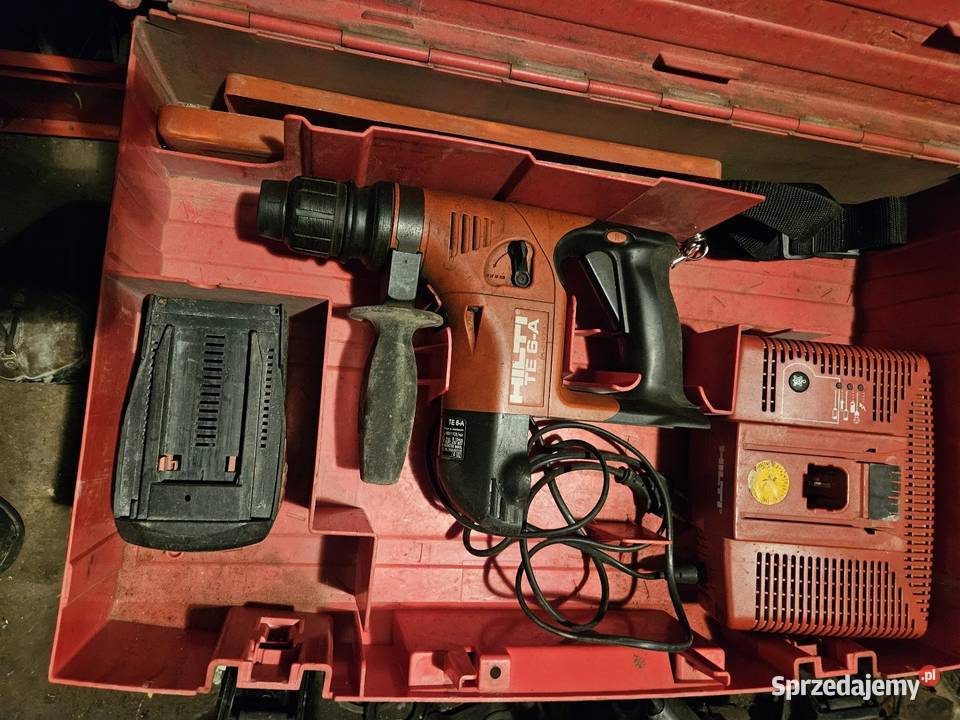 Mlot udarowy wiertarka Hilti TE 6A ładowarka TCU Kock