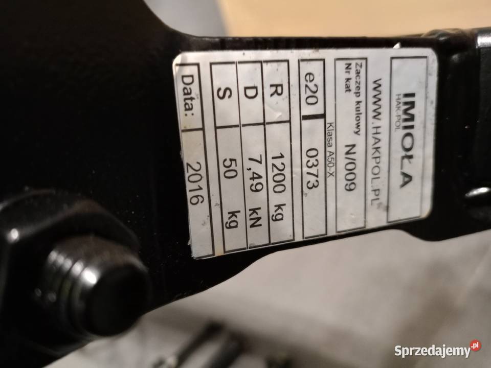 Hak holowniczy Nissan Micra k11 Przemęt