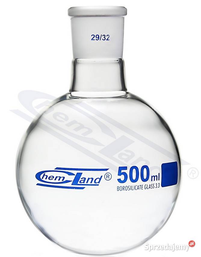 Kolba Okrągłodenna Round Bottom Flask CHEMLAND Łódź