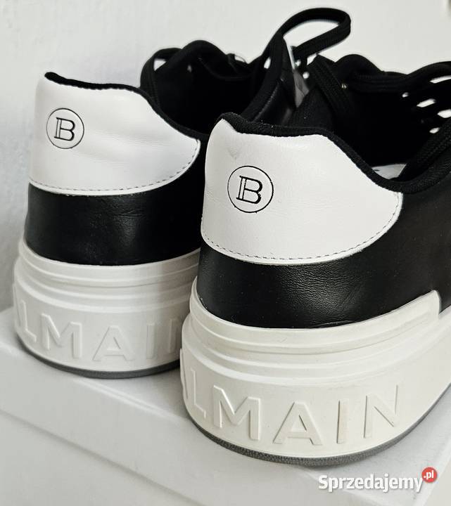 Balmain 44 sneakersy BCOURT FLIP skórzane buty inna Konstancin-Jeziorna