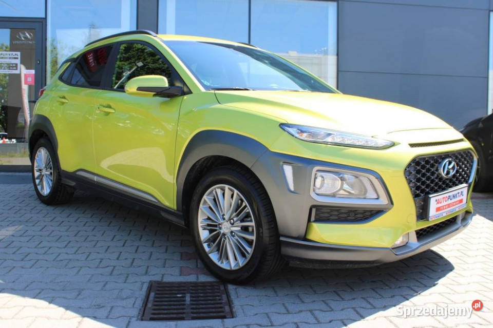 HYUNDAI Kona 2018r Salon 1wł Serwis ASO Kamera mazowieckie Warszawa