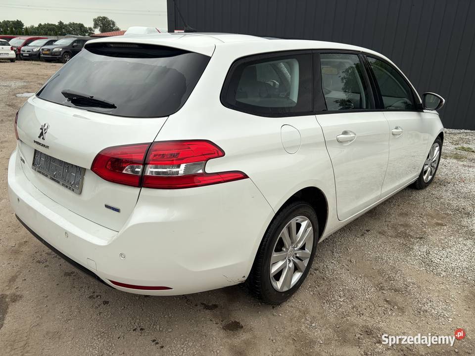 PEUGEOT 308 SW 2015 16 EHDI BIAŁA PERŁA BOGATA uszkodzony wielkopolskie