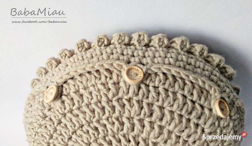 Poduszka okrągła Bubble handmade Dom i Ogród Bydgoszcz