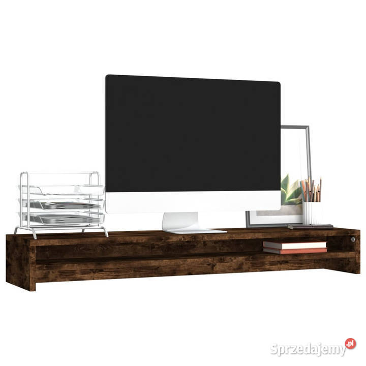Podstawka pod monitor przydymiony dąb 100x24x13 Warszawa