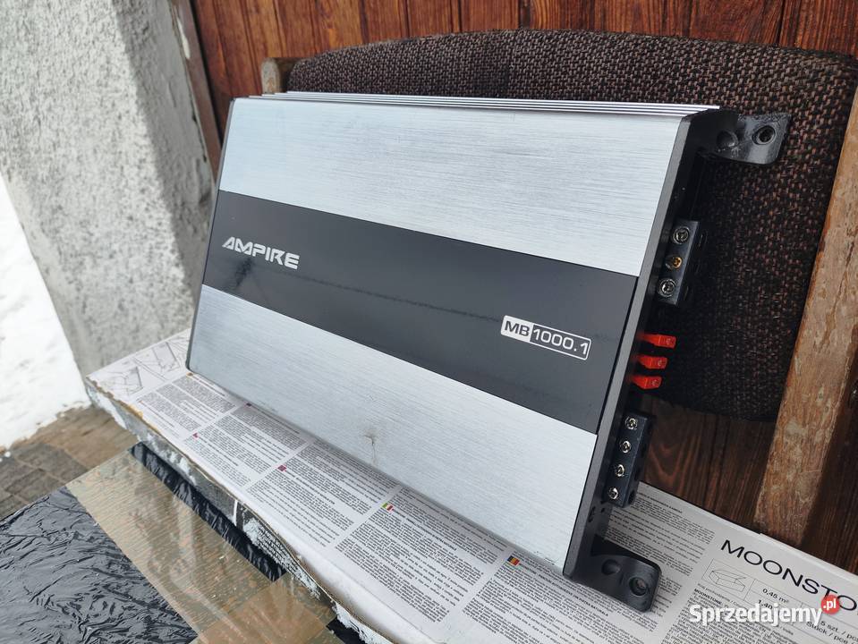 Wzmacniacz samochodowy 1 kanałowy monoblok