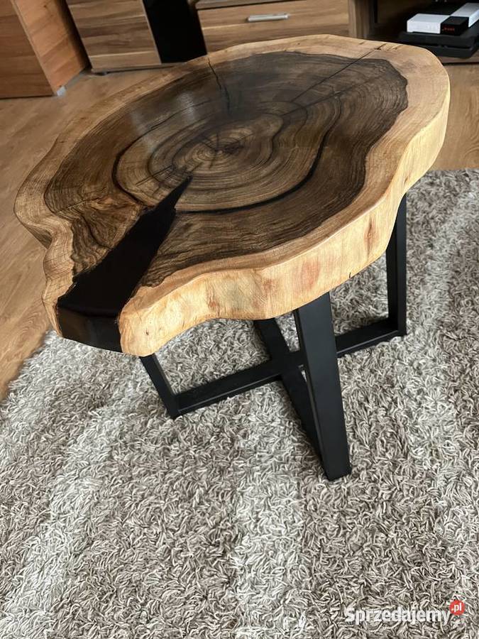 Stoliki kawowe plaster akacji orzecha dębu Inwałd