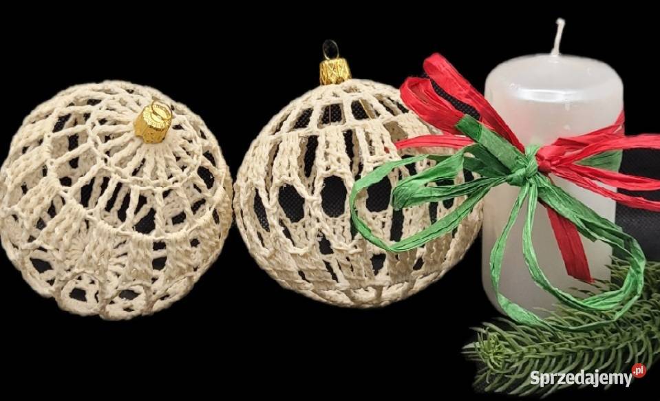 Bombki choinkowe ręcznie wykonane Krzywaczka sprzedam