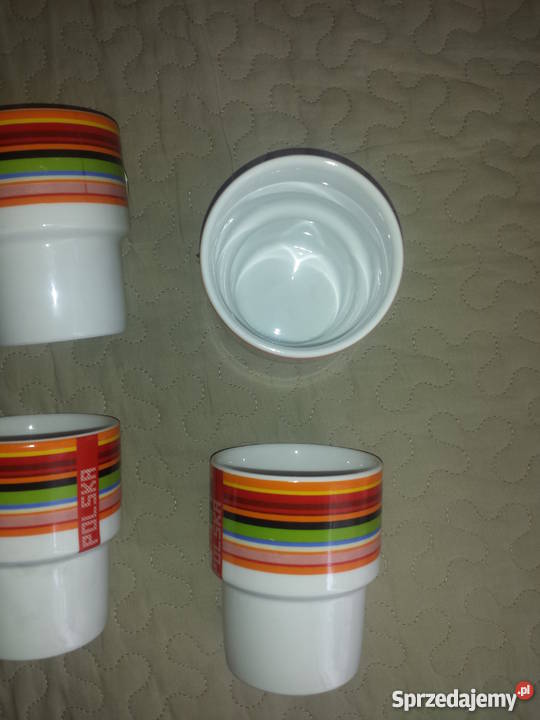Nowe kubki szklanki folkowe Polska Akcesoria kuchenne sprzedam