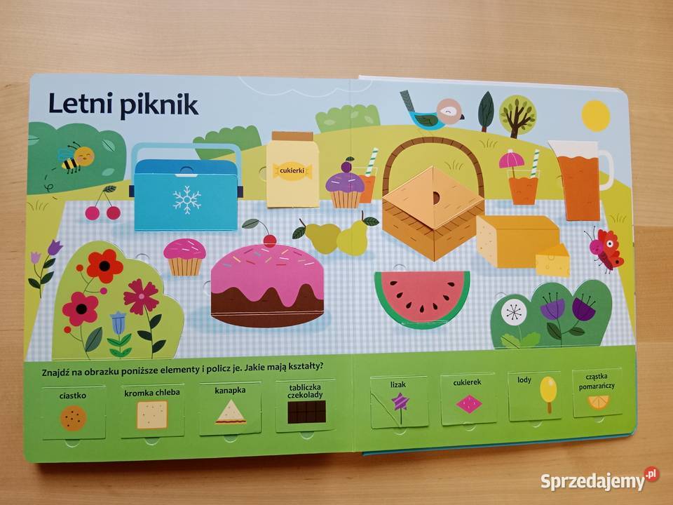 Kształty otwórz okienko książka Poznań sprzedam