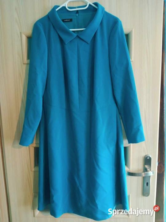 Elegancka sukienka niebieska Modesta Nagradowice