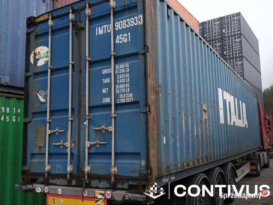 Kontener morski 12 metrowy40HC Tani Transport Warszawa