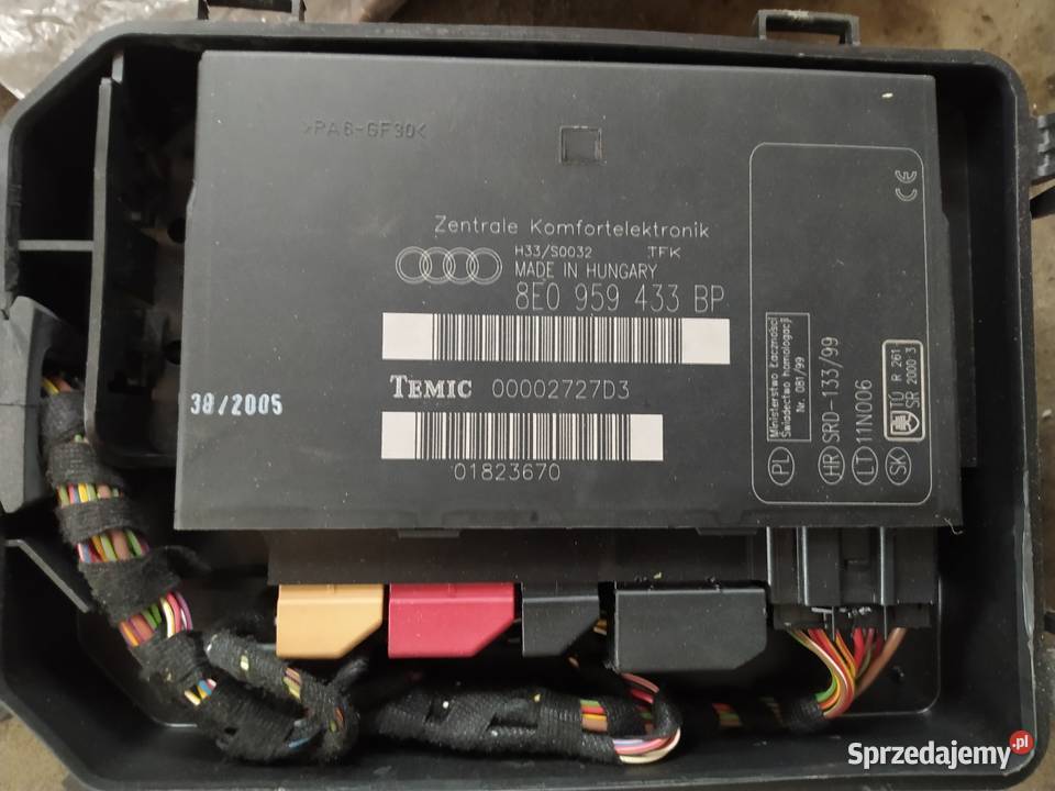 Moduł komfortu Audi a4b7 osobowe Pozostałe Wieluń