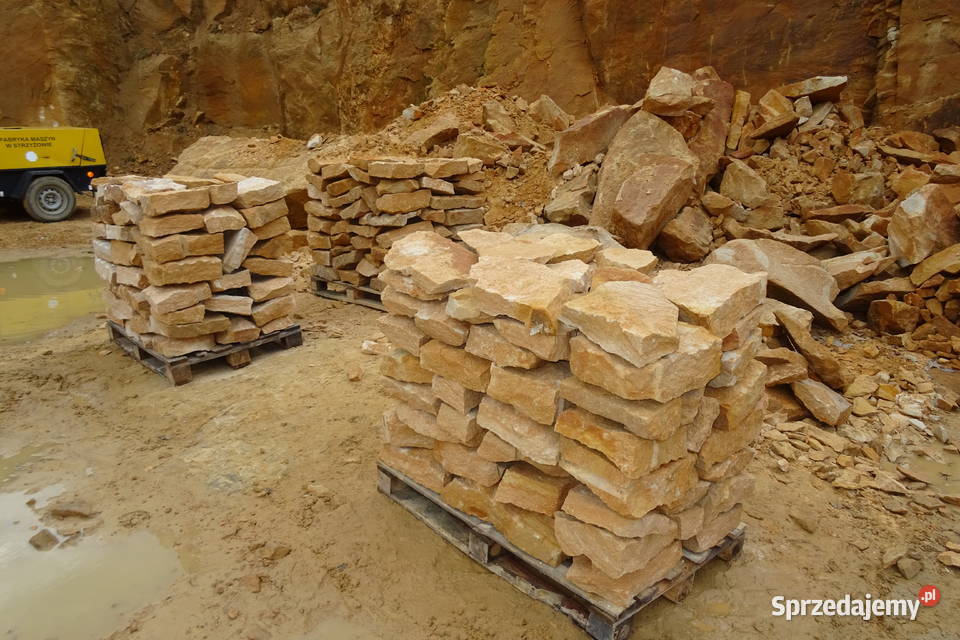 płaski kamień na ogród skalniak grilla murki do łódzkie sprzedam