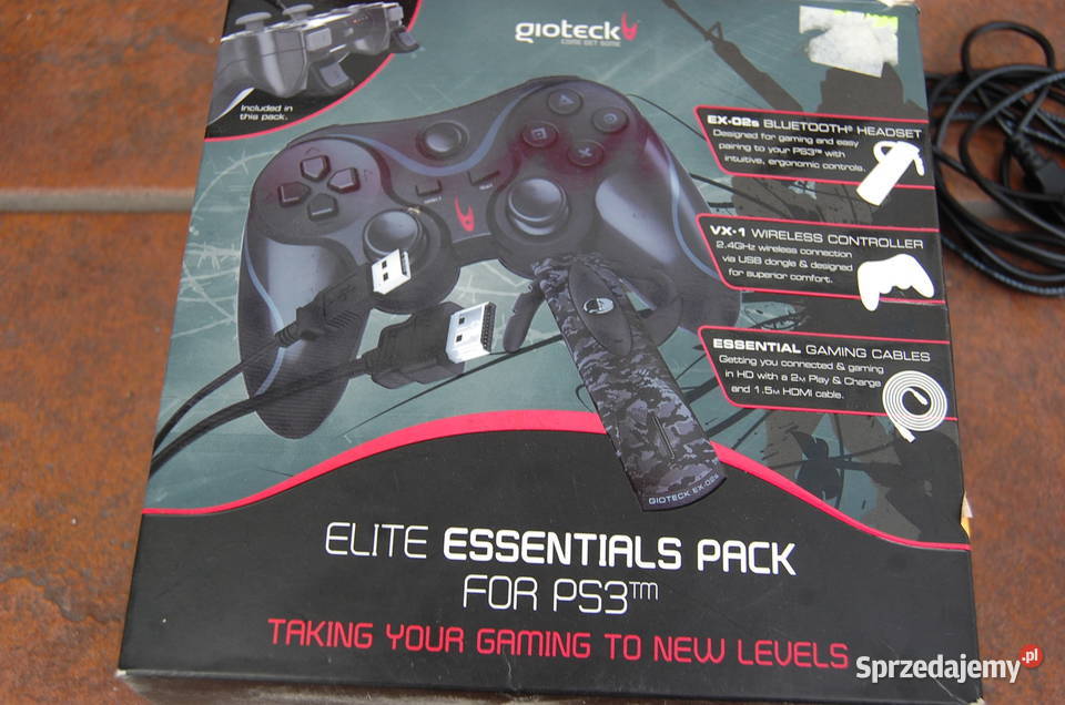 Gioteck Elite Essentials Pack Pad 3 Dąbrowa Górnicza sprzedam