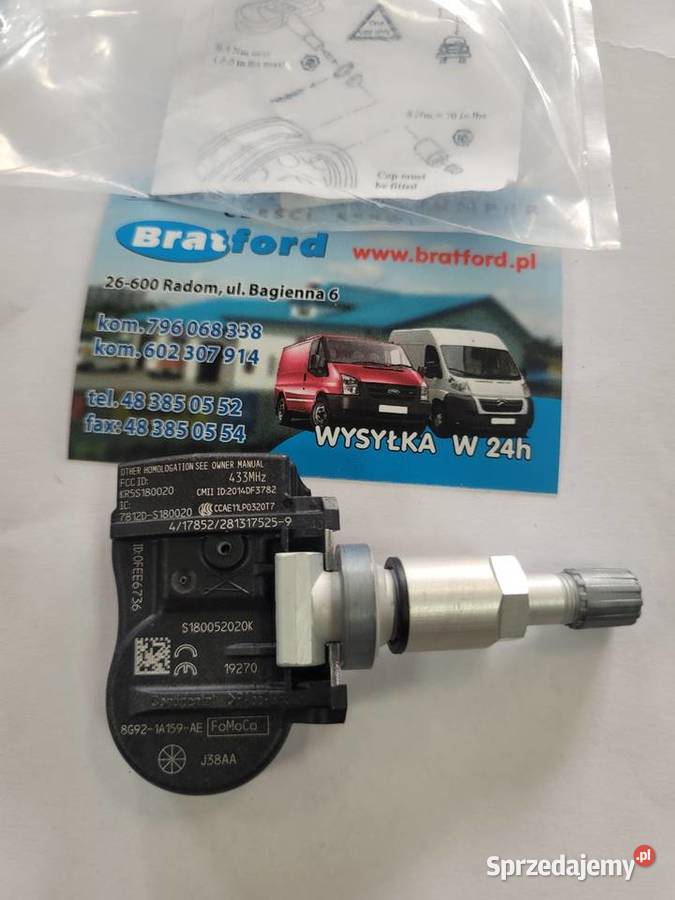 CZUJNIK TPMS FORD 8G921A159AE 8G921A189KB osobowe mazowieckie Radom