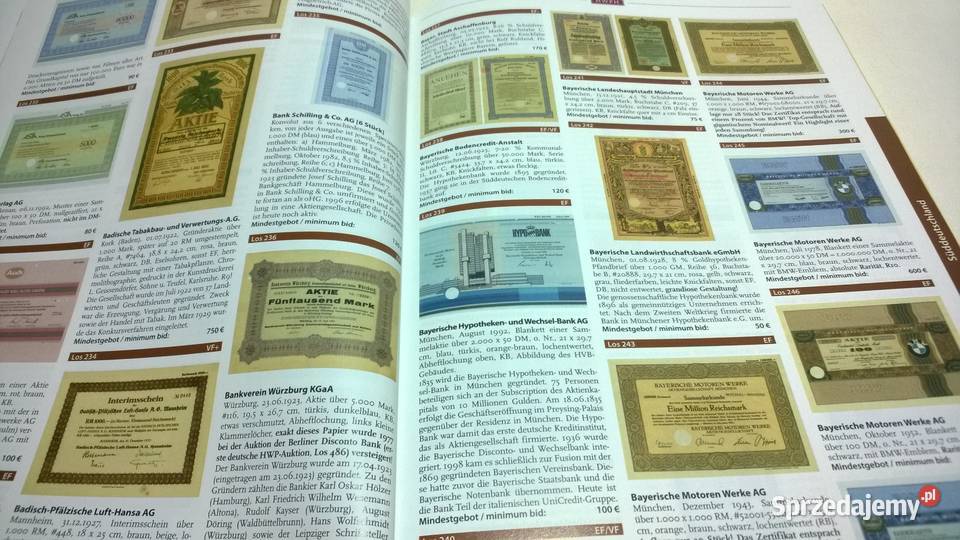 katalog aukcyjny papierów wartościowych 56 Warszawa