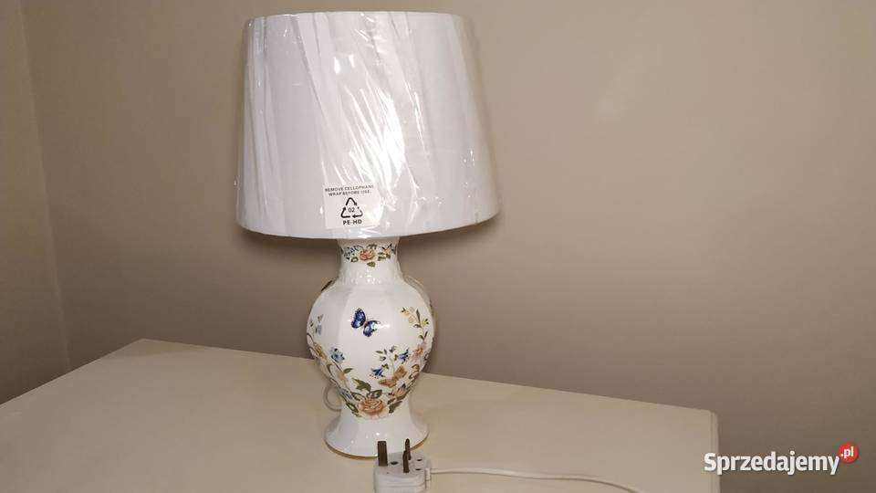 znawców Lampa z nowym kloszem Aynsley Garden Antyki, Sztuka, Kolekcje Piła