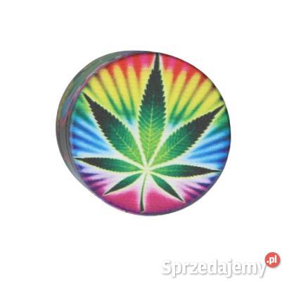 Młynek do Tytoniu Grinder z Zielonym Liściem śląskie Ostrowy nad Okszą