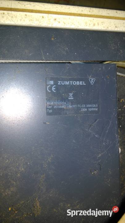 lampy oświetleniowe sufitowe Zumtobel Ostrowice sprzedam