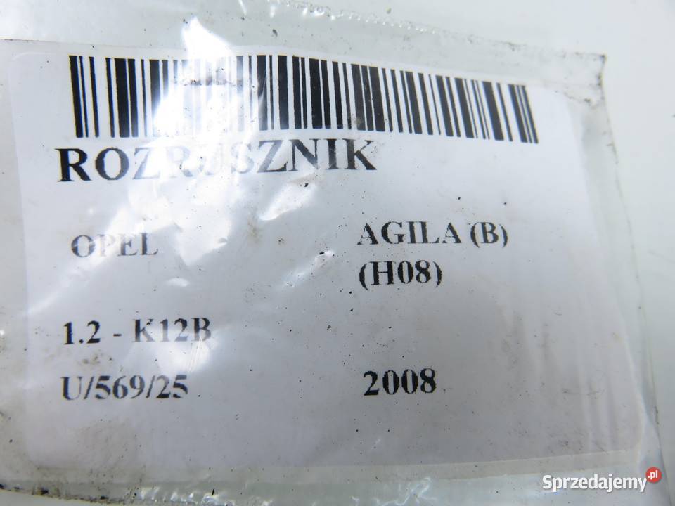 ROZRUSZNIK OPEL AGILA 12 3110051K00 M000T36971ZE