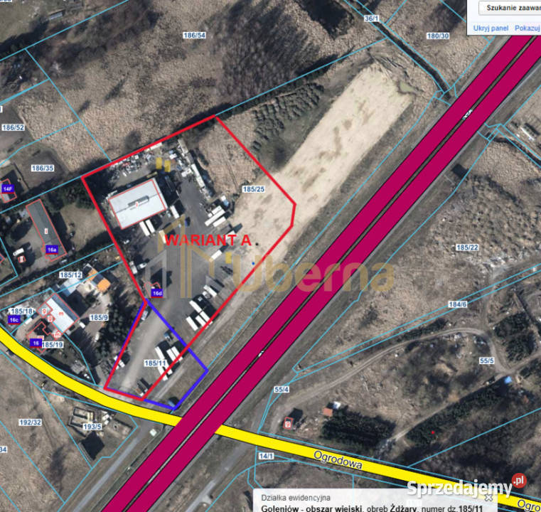 Działka komercyjna Goleniów Żdżary sprzedam