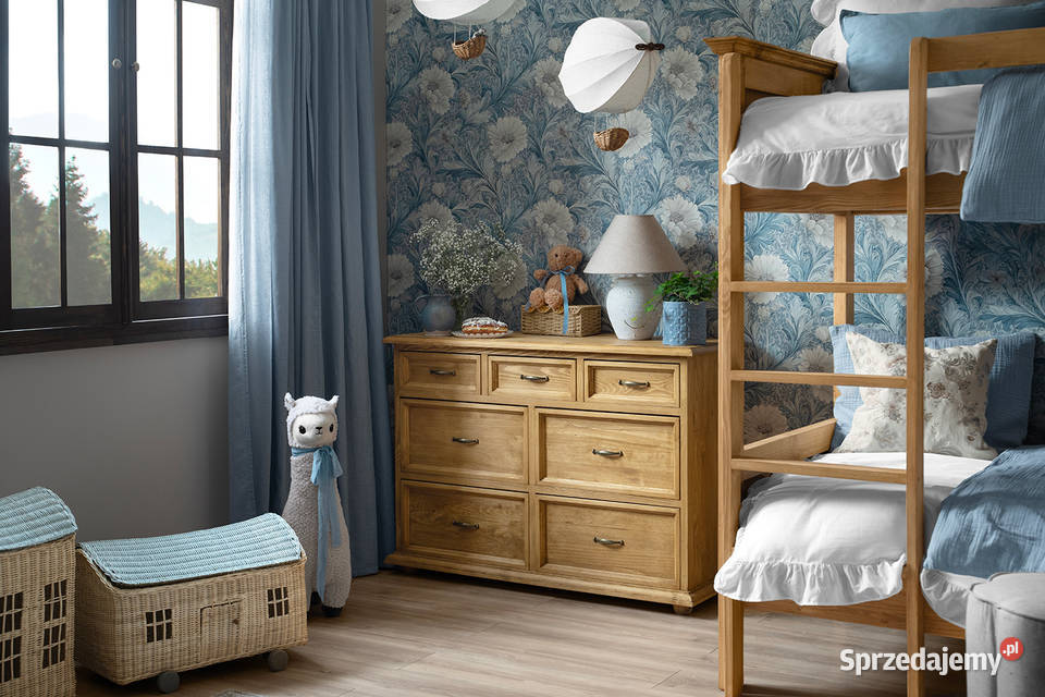 Woskowana komoda drewniana COM 122 Maków Podhalański