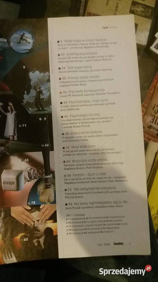 Charaktery twoja kopia w innym świecie Antykwariat Warszawa