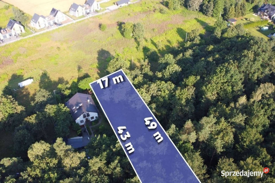 Dzałka BUDOWLANA 775 m2 Czernichów budowlana
