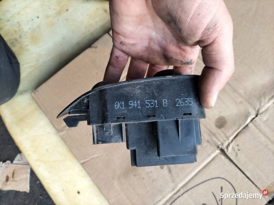 WŁĄCZNIK WYŁĄCZNIK ŚWIEAT SEAT 6k1941531 Panele sterowania, przełączniki Panele sterowania, przełączniki Kamień-Kolonia