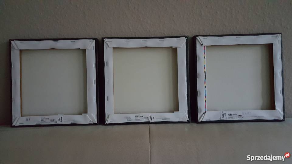Obraz obrazek 25x25 3 Ikea YorkLondonParis Dekoracje i ozdoby Brzostek