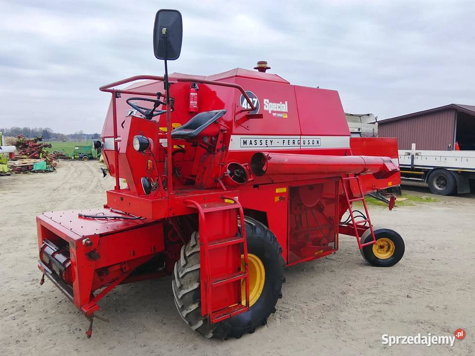 Kombajn Massey Ferguson 487 Specjal sieczkarnia Zbożowe mazowieckie Skaryszew