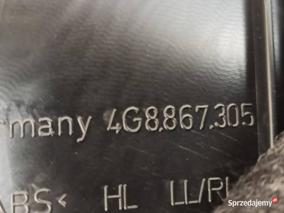 AUDI A7 4G BOCZEK DRZWI LEWY TYŁ
